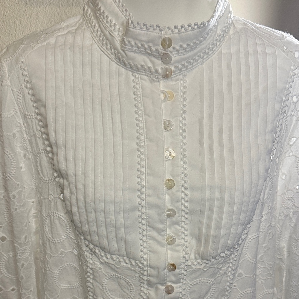 Elegant White Lace mini Dress Size Large box 1 - Picture 2 of 16